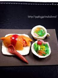 100均の小麦粘土でミニチュア食品サンプル 食品サンプル 作り方 ミニチュアフード 粘土