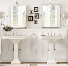Bathroom Urban Farmhouse Oh You Beautiful Bath Pinterest Pedestal Sink Bathroom Restoration Hardware Bathroom And Pedestal Sink