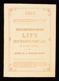 Maybe you would like to learn more about one of these? Knickerbocker Life Insurance Company Of The City Of New York Office 17 William Street New York New York Historic New England