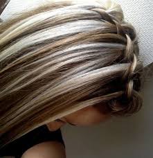 Download image more @ nanadianaderaweb.blogspot.com. Image Result For Chocolate Brown Hair With Chunky Blonde Highlights Meches Blondes Coiffure Coiffures Degradees