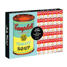 These cards are inspired by famous pop artists such as andy warhol, roy Andy Warhol Soup Can 2 Sided 500 Piece Play Timeout For Big Kids