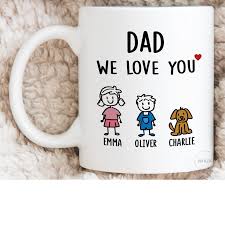 Put in more effort into your card than a simple happy father's day from daughter. Dad Gift For Dad Birthday Gift For Dad Mug Fathers Day Gift From Daughter Son Funny Daddy Christmas Coffee Cup Personalized Stick Customxmas