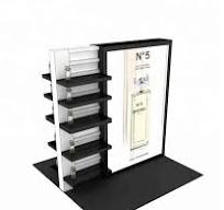 Display Perfume Chanel Display Bottle Custom Made Perfume Floor Display  Stand With Shelf Double Sided Perfume Bottle Display Stand