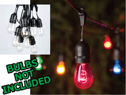 50 Ft Outdoor Extension Cord Br With 15 Light Bulb Sockets Prosperity Tool Inc