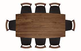 Copeland Catalina 40in X 78in Fixed Top Table 6 Cal 10 04 Table Top View Solid Wood Dining Table Trendy Office Furniture