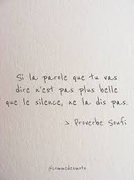 Si La Parole Que Tu Vas Dire Citation Belles Citations Phrase Citation