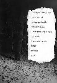 Dark Poetry Woods Quote Mixed Media Collage Black White Photography Forest Mysterious Words Words Dark Thoughts Quotes Deep Dark