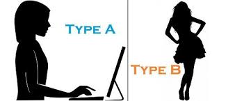 'type a' and 'type b' are different personality types, with 'type a' reputedly being more susceptible to heart attacks. Difference Between Type A And Type B Personality With Comparison Chart Key Differences