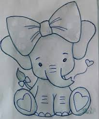 Elefanti Rosy Coisas Simples Para Desenhar Pinturas Em Tecido Fraldas Colchas Para Bebe
