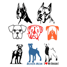 Boxer Dog Svg Cuttable Designs