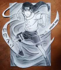 neji by wsaart 10969 are you an anime artist visit your second home animeignite com naruto hyuga naruto sketch naruto art anime art