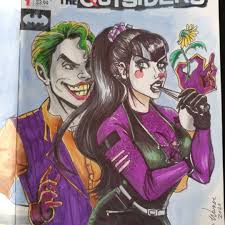 Joker and harley quinn are the most iconic villains pairing in comics. Pin On Colored Pencils
