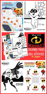 You can now print this beautiful disney incredibles 2 toddler coloring page or color online for free. Free Incredibles 2 Coloring Sheets Kids Activities Raising Whasians