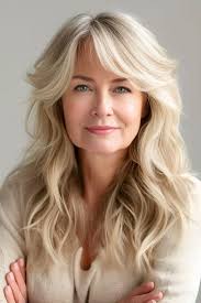 30 Stunning Hairstyles for Women Over 50 with Bangs