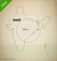 The capital, philadelphia, will remain under quaker control for delhi map several decades, while the western portion of penn's huge land grant will be. Free Vector Map Of India Outline One Stop Map