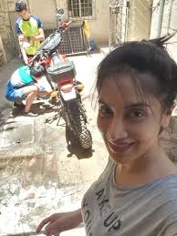 My nephew Chirrayu Gondkar 's passion for bikes is seen through his desire  of cleaning the bike and wanting to know about bikes and riding.. helping  him in cleaning is Amannyu Gondkar ....