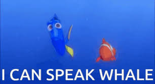 This gallery is in need of one or more images. Finding Nemo Dory Speaks Whale Gifs Tenor
