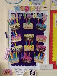 Classroom Birthday Bulletin Board Ideas For Preschool Palita On Classroom Birthday Birthday Chart Classroom Preschool Birthday