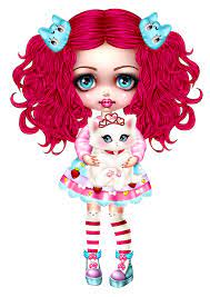 Pin By Rossina Pt On Lady Mishka Cute Art Cute Cartoon Girl Gothic Dolls