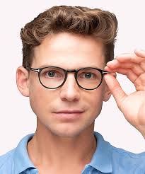 Prescription Frames Tom Ford Round Frame Glasses Tom Ford FT5940-B Round  Glasses With Brown Frame