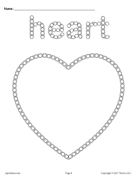 Heart Q Tip Painting Printable In 2020 Q Tip Painting Shapes Preschool Preschool Worksheets