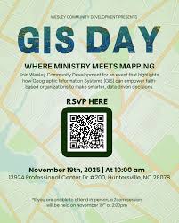 🌍 Join Wesley Community Development in celebrating GIS Day
