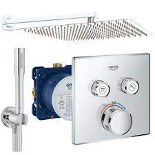 Den thermostat in der dusche reparieren in der dusche ist wohltemperiertes wasser das a und o. Grohe Grohtherm Smartcontrol Thermostat Unterputz Duscharmatur Set Up Armatur Ebay