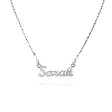Add custom graphics, text & symbols to create a unique, heartfelt piece. Buy Say Cute White Metal 925 Silver Personalized Name Pendant Necklace For Women At Amazon In