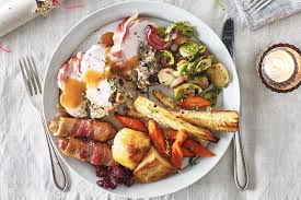The traditional christmas dinner in the uk must include turkey (turkey) with potatoes (potatoes) and other vegetables (vegetables). Alternative Christmas Dinner 2021 Christmas Turkey Alternatives Cook Cook