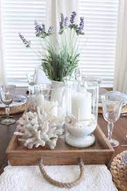 Starfish Cottage Lavender In The Kitchen Starfish Cottage Dining Room Table Centerpieces Coastal Dining Room Dining Room Centerpiece