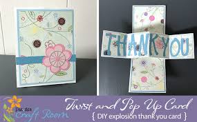 Then write a lovely message to the recipient. Twist And Pop Up Card Pazzles Craft Room