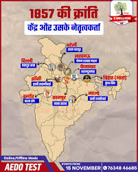 1857 की क्रांति: केंद्र और उसके ...