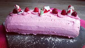 Buche De Noel Inratable Et Gourmande A La Framboise Et Chantilly Mascarpone Alimentation Dessert Recettes Sucrees