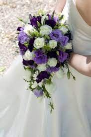 Purple And White Purple Bridal Bouquet Bridal Bouquet Flowers Flower Bouquet Wedding