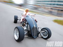 In This Feature Article Hot Rod Takes A Look At The Brimstone Quadracycle An Outlandish Hot Rod Quad That Is Powered By Quadracycle Trike Motorcycle Hot Rods