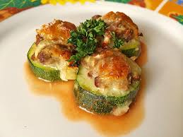 Gefullte Zucchinirollchen Von Riga53 Chefkoch Rezepte Leichtes Abendessen Rezepte Gesunde Rezepte