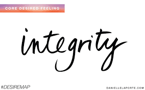 Core Desired Feeling Integrity What Is Your Cdf What Does Integrity Mean To You Get More Http Www Daniellel The Desire Map Fire And Desire Words Quotes