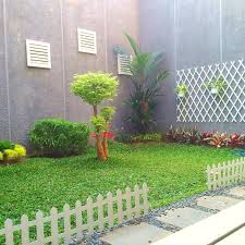 Taman Rumah Minimalis Terbaru 2017 Desain Lanskap Kebun Kecil Ide Halaman Belakang