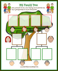 Family tree worksheet free esl printable worksheets made by teachers from family tree worksheet, source:en.islcollective.com. Family Tree Template For Kids 5 Members Novocom Top