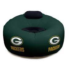 Amazon Com Green Bay Packers Inflatable Air Chair Nfl Inflatable Chair Sports Outdoors Green Bay Packers Fans Green Bay Packers Nfl Green Bay