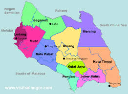 Map of johor area hotels: Map Of Johor State Visit Selangor