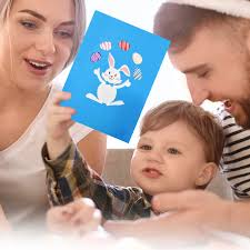 Tarjeta pop up de Pascua, 2 unidades, tarjeta 3D, diseño de conejo de  Pascua, tarjeta pop