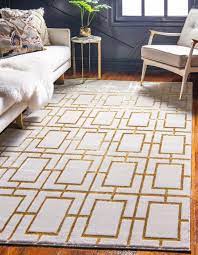 White Gold 245cm X 305cm Marilyn Monroe Glam Deco Rug Area Rugs Irugs Singapore Luxury Rug Beige Area Rug Cube Pattern