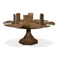 This circular table has a 38 inch diameter and displays a striking tile design at the center that adds depth and character to the piece. Round To Round Extending Dining Tables The Best Selection Online Bernadette Livingston