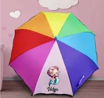Personalized Kids School Umbrella, Online School essentials, Rainy Season  essential, Kids gifts, Gifts for Kids, School Umbrella, Cartoon Umbrella
