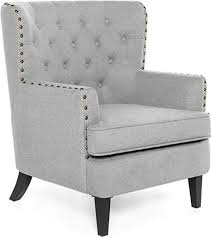 Amazon Com Accent Chairs 0 250 Prime Eligible Wingback Accent Chair Grey Furniture Living Room Accent Chairs