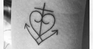 Cross and anchor he, ankle tattoo. Heart Cross Anchor Tattoo Http Anchortattoos Net Heart Anchor Tattoo Meaning 07 Tattoos At Repinned Net
