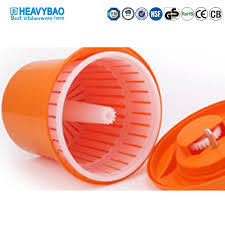 Saladier essoreuse Heavybao Orange 12L en matériau PP pour restaurant