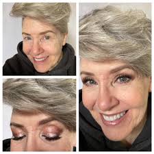 My Mary make over.. She is over 50 years old...♡