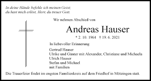 In their communication on page 9957 ff., a. Traueranzeigen Von Andreas Hauser Kreiszeitung Boblinger Bote